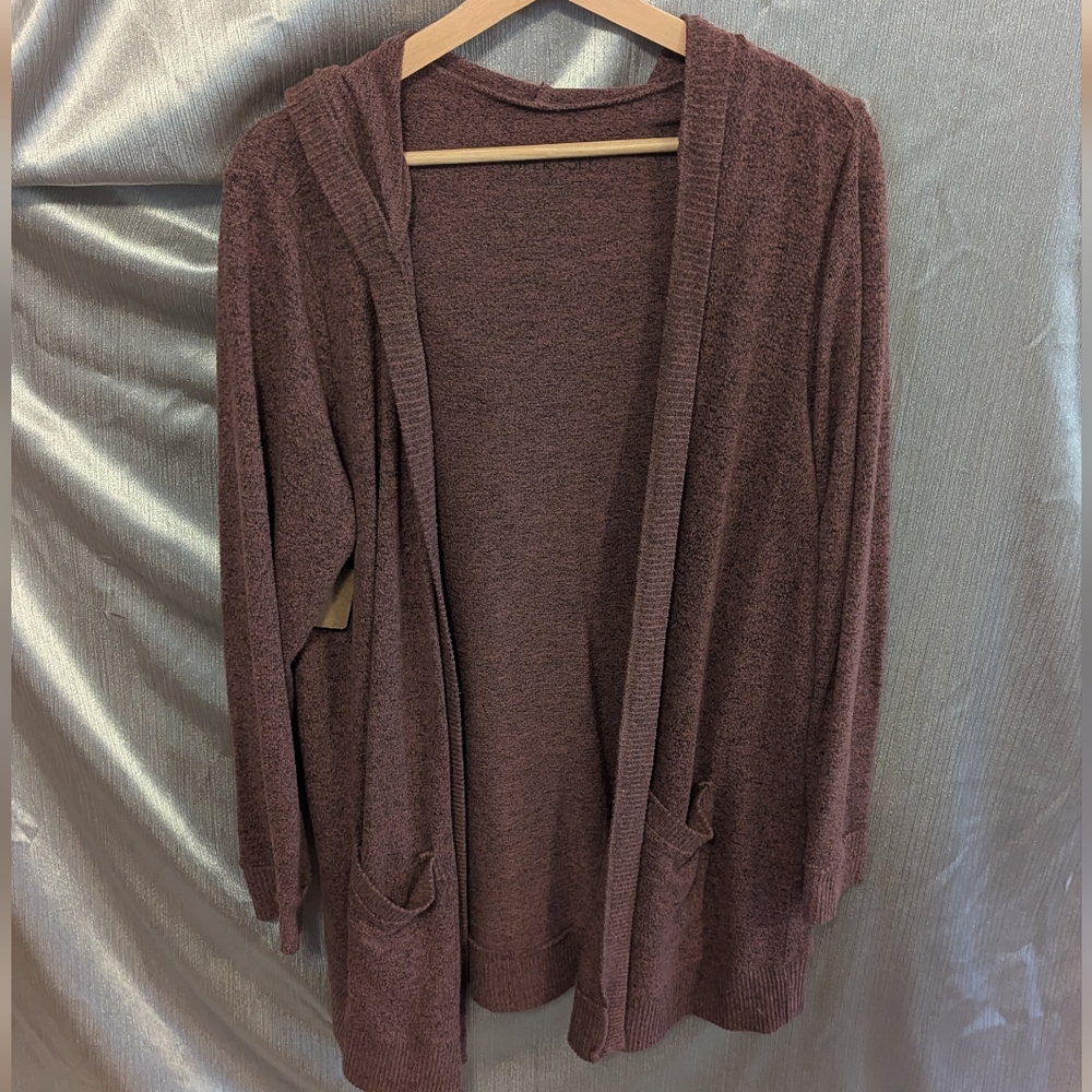 TORRID Super Soft Plush Cardigan Open Front Dusty Rose Size L